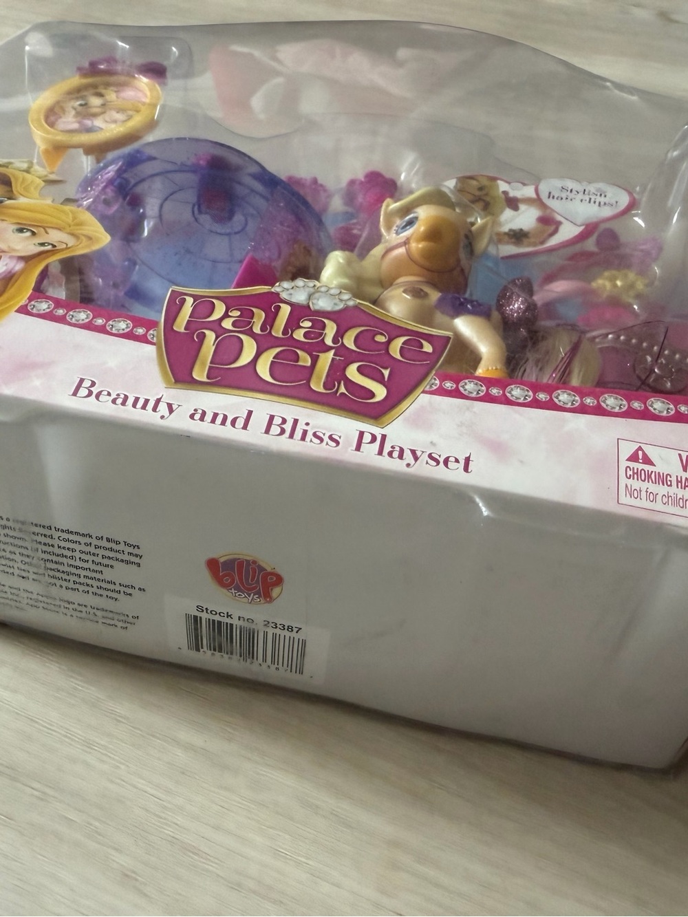 Disney Princess Palace Pets Beauty and Bliss Rapunzel's Pony Blondie Play Set - Picture 3 of 4
